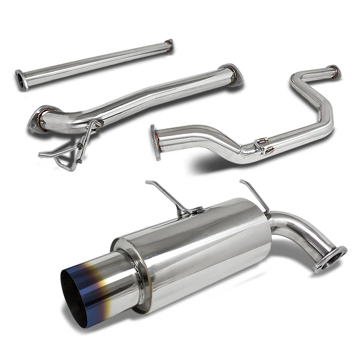 DNA Exhaust for Acura Integra GS / RS Coupe (1990-1993) Catback w/ Polished or Burnt N1 Muffler Tip - Image 7