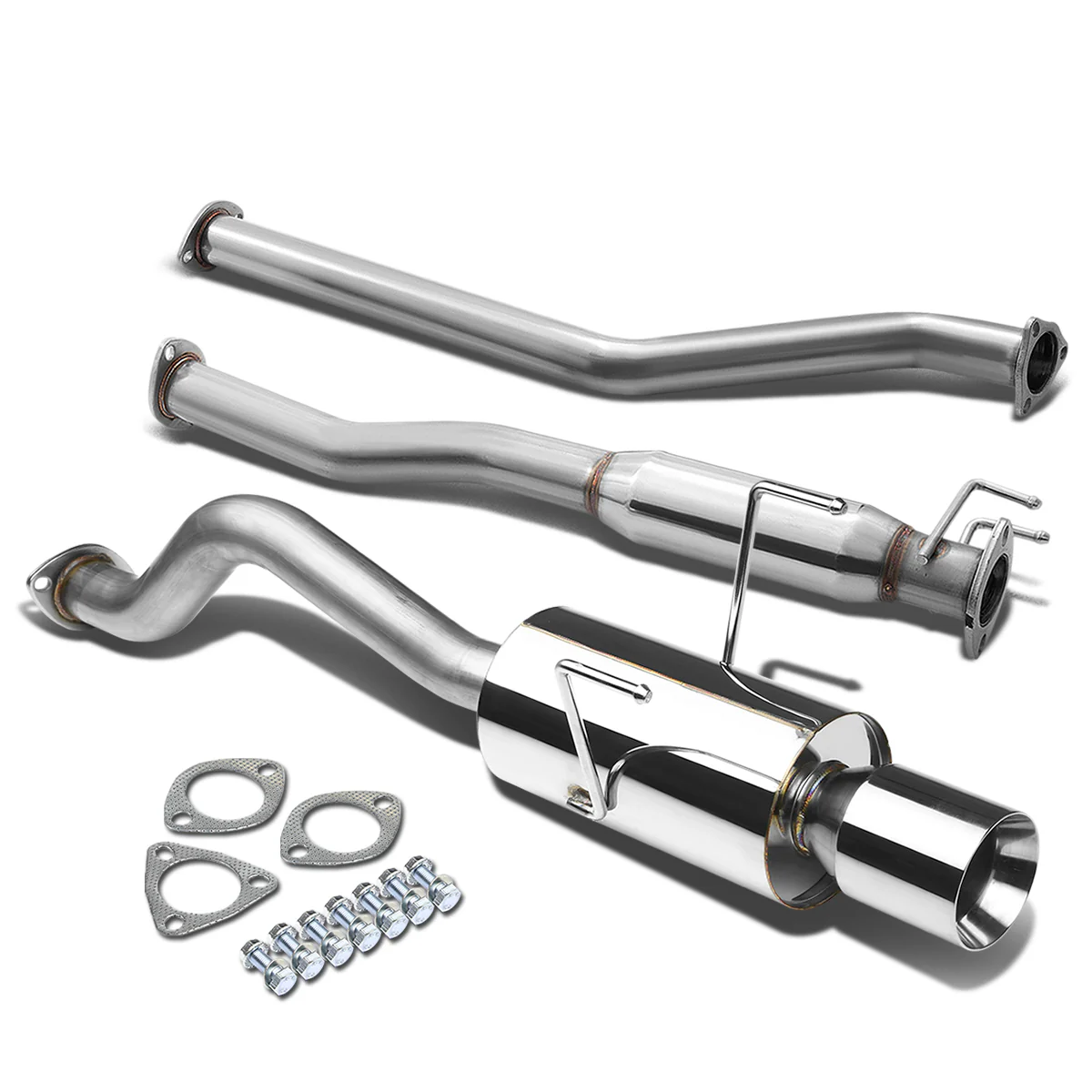 DNA Exhaust Acura RSX Base & Type-S (02-06) Catback w/ Polished or Burnt N1 Muffler Tip - Image 12