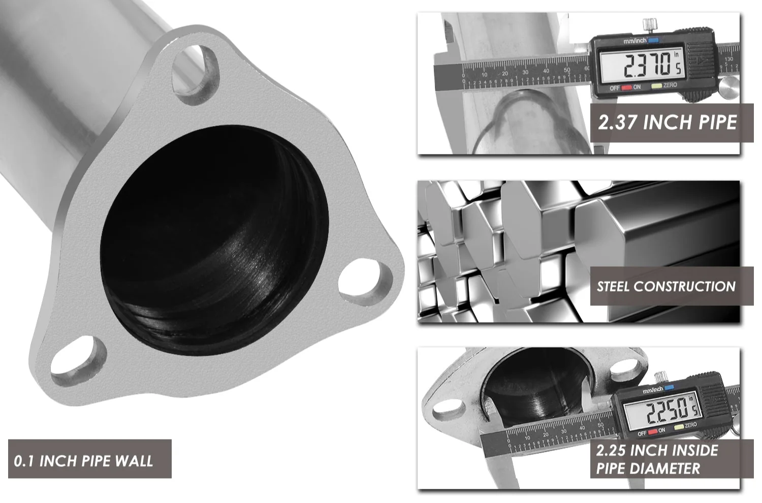 DNA Exhaust Acura RSX Base & Type-S (02-06) Catback w/ Polished or Burnt N1 Muffler Tip - Image 3