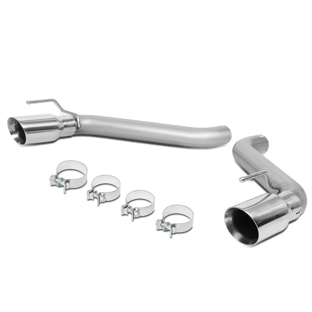 DNA Exhaust Chevy Camaro 2.0L 3.6L 6.2L V8 (16-18) Axleback w/ 4 in. Double Walled Round Diagonal Cut Tip - Image 8