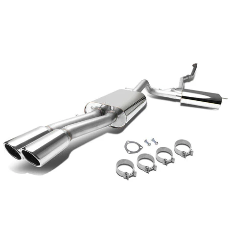 DNA Exhaust for Audi A4 / A4 Quattro 1.8L (1997-2001) Catback with Polished Double Wall Rolled Tips