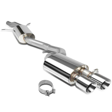 DNA Exhaust for Audi A4 Sedan / Wagon 2.0L Turbo FWD (2009-2016) Catback with Polished Double Wall Rolled Tips