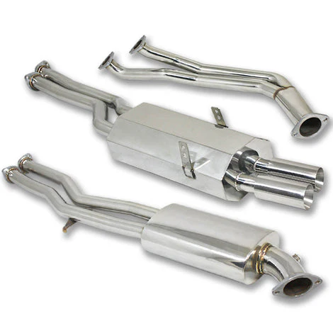 DNA Exhaust for BMW E36 M3 (1995-1999) 328is / 328i / 328ic (1992-1999) Catback with Mid Downpipe and 3.0" Single Wall Round Tips
