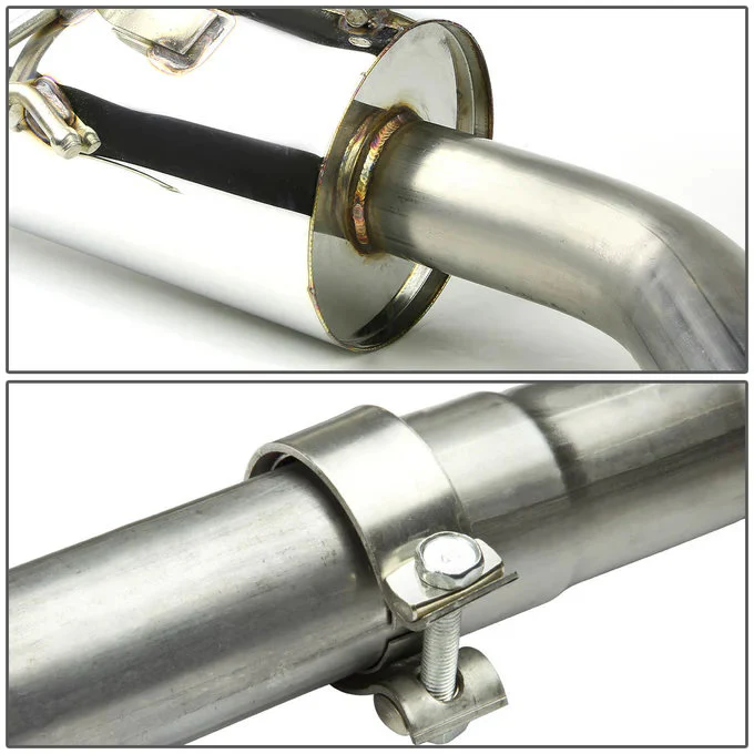 DNA Exhaust for Chrysler PT Cruiser 2.4L (2001-2006) Catback with 4" Single Wall Round or Double Wall Rolled Tip - Image 3