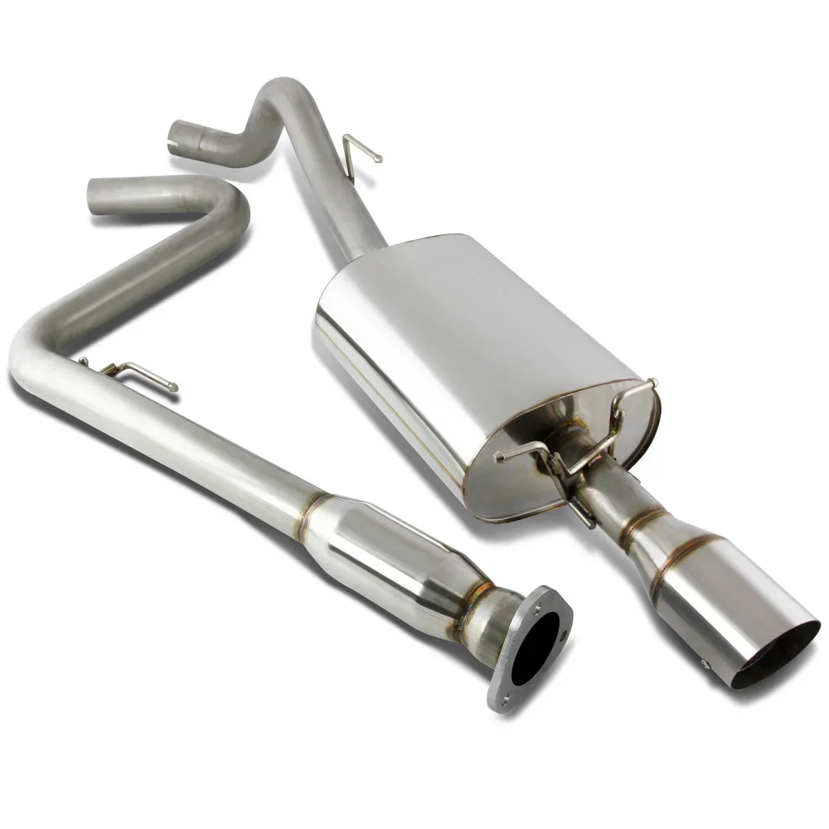 DNA Exhaust for Chevy Cobalt SS 2.0L (2008-2010) Catback with 4" Single Wall Round or Double Wall Rolled Tip