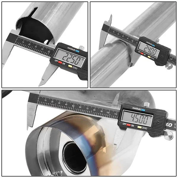 DNA Exhaust for Dodge Neon SOHC (2000-2005) SRT-4 (2003-2005) Catback with 4.75" Single Wall Round or Double Wall Rolled Tip - Image 12