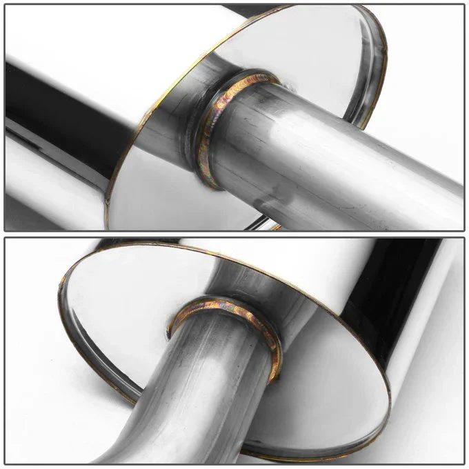 DNA Exhaust for Dodge Neon SOHC (2000-2005) SRT-4 (2003-2005) Catback with 4.75" Single Wall Round or Double Wall Rolled Tip - Image 15
