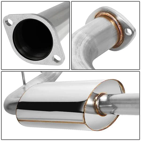 DNA Exhaust for Dodge Neon SOHC (2000-2005) SRT-4 (2003-2005) Catback with 4.75" Single Wall Round or Double Wall Rolled Tip - Image 4