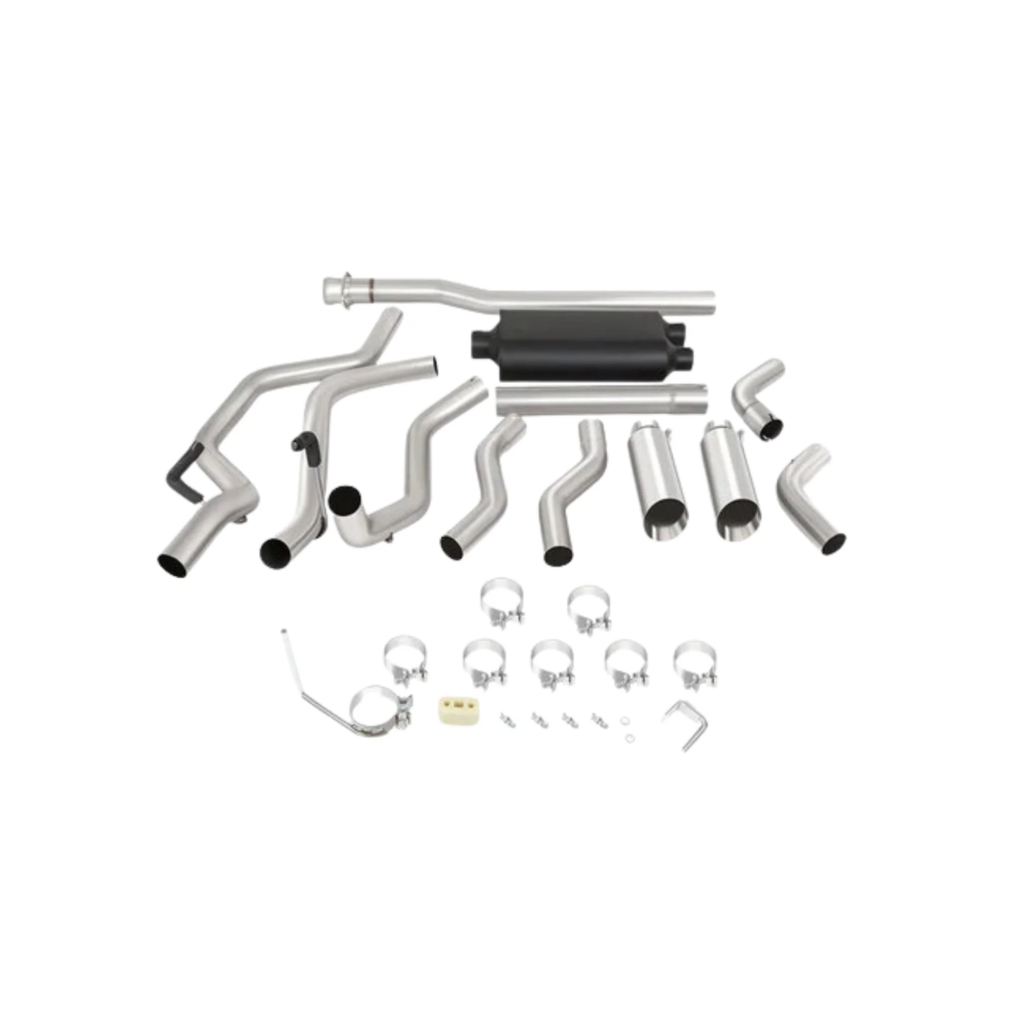 DNA Exhaust for Ford F150 4.6L / 5.0L / 5.4L (2009-2014) Catback with Double Rolled Wall Tip CBE-UR-002 - Image 3
