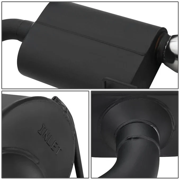 DNA Exhaust for Ford Mustang S197 4.6L / 5.4L (2005-2010) Axleback with Black High-Temperature Paint Finish - Image 6