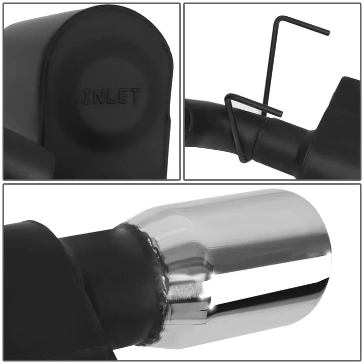 DNA Exhaust for Ford Mustang GT S197 5.0L (2013-2014) Axleback with Black High-Temperature Paint Finish - Image 5