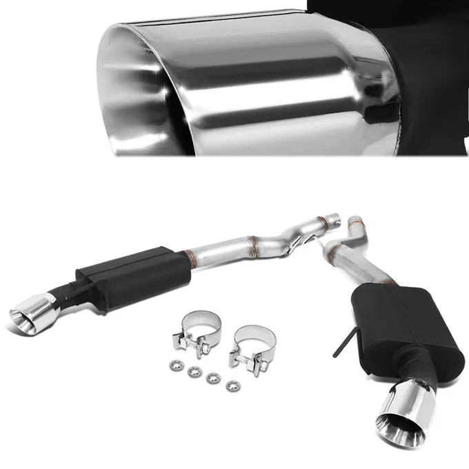 DNA Exhaust for Ford Mustang S550 5.0L (2015-2017) Axleback with Double Rolled Wall Tips CBE-UR-015