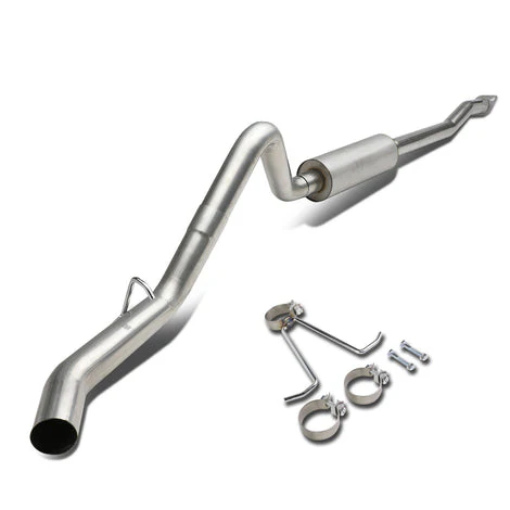 DNA Exhaust for Ford Ranger 3.0L / 4.0L (1998-2011) Catback with Louvered Core Straight Thru Muffler