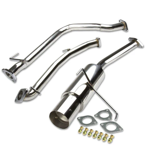 DNA Exhaust for Honda CR-Z 1.5L (2011-2015) Catback with Dual 4" Single Wall Round Tips