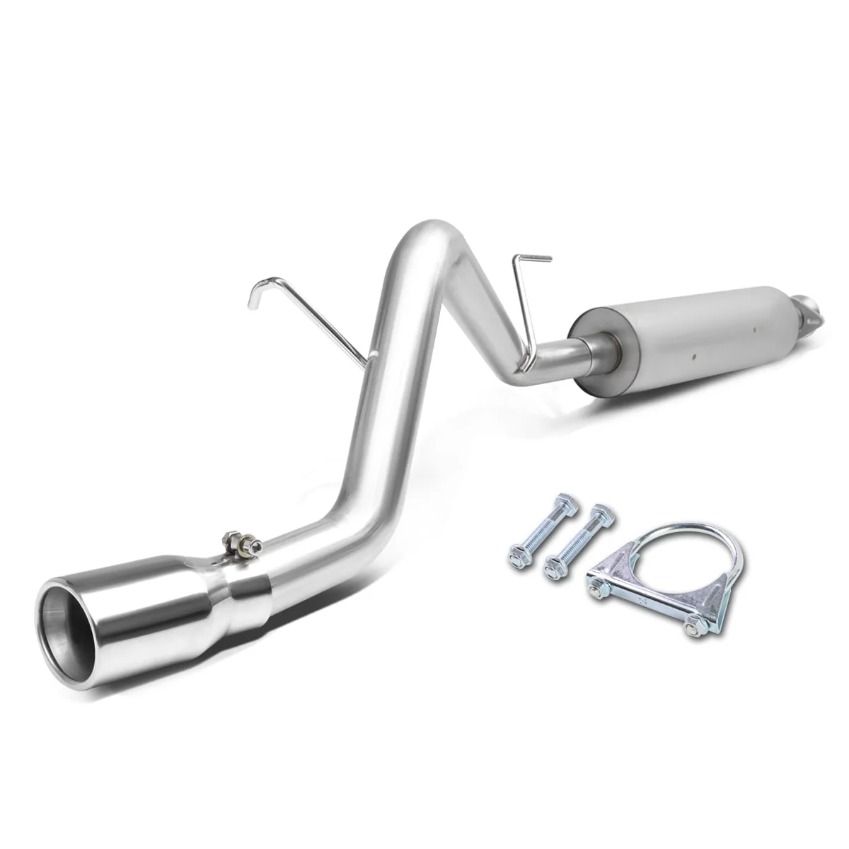 DNA Exhaust for Jeep Liberty (2002-2007) Catback w/ Double Wall Rolled Tip