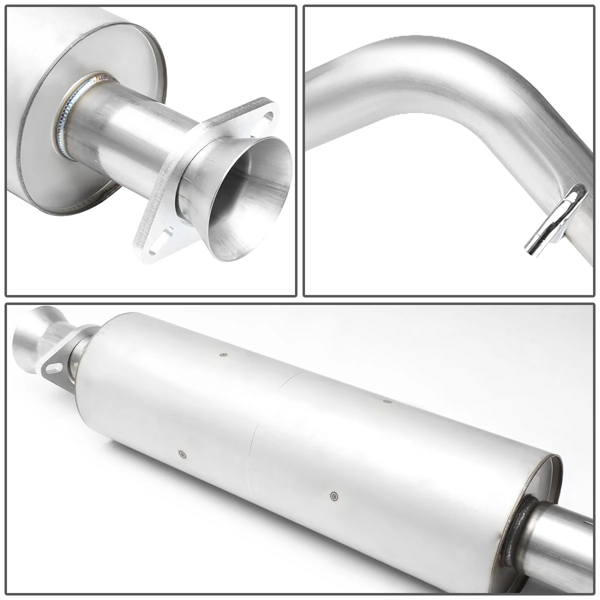 DNA Exhaust for Jeep Liberty (2002-2007) Catback w/ Double Wall Rolled Tip - Image 3