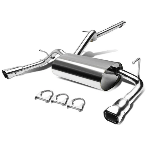 DNA Exhaust for Jeep Wrangler JK 2 Door (2007-2016) Catback w/ Double Polished Double Wall Tips