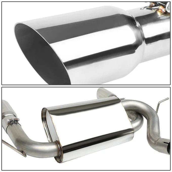 DNA Exhaust for Jeep Wrangler JK (2007-2017) Catback w/ Dual Polished Tips - Image 3