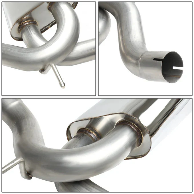DNA Exhaust for Jeep Wrangler JK (2007-2017) Catback w/ Dual Polished Tips - Image 4
