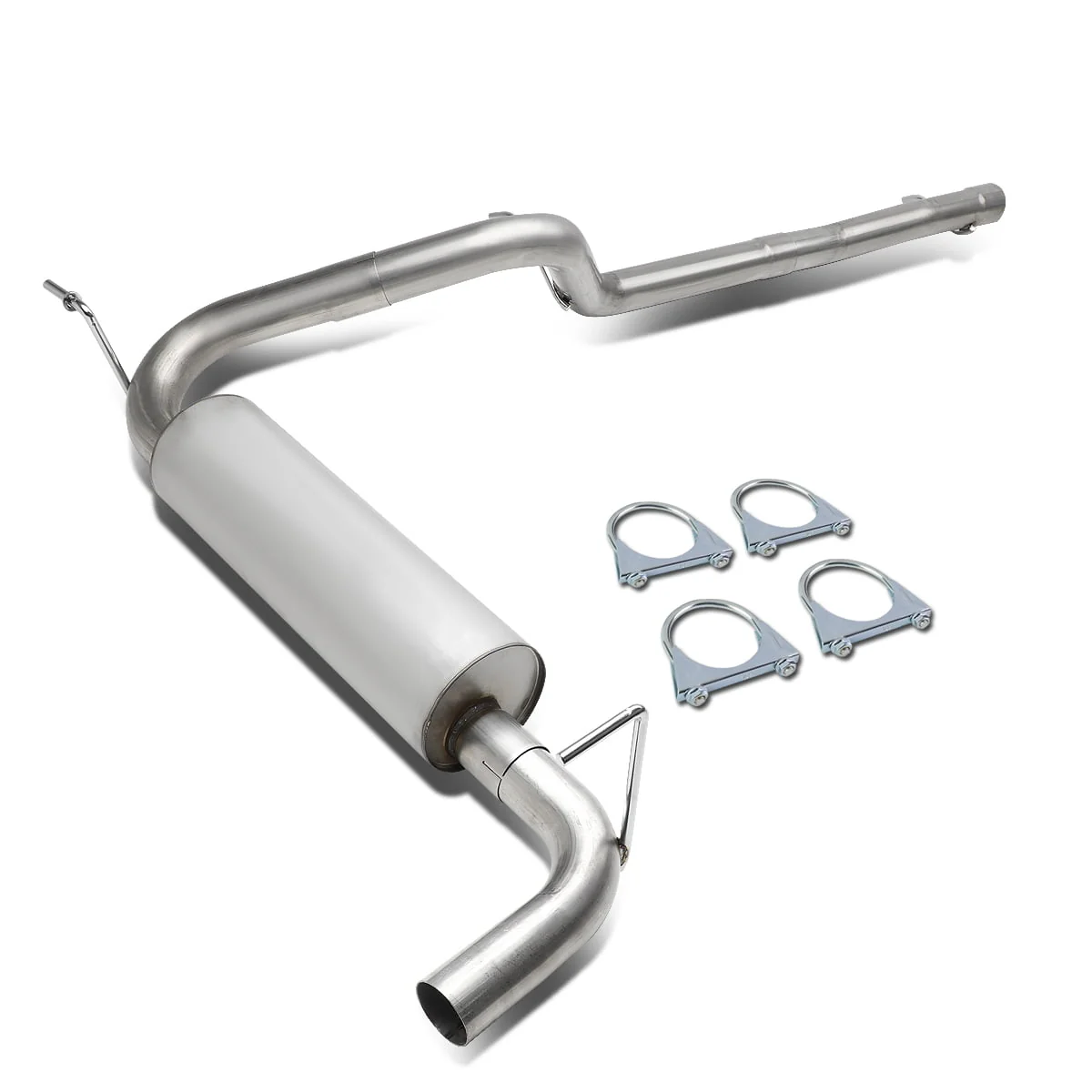 DNA Exhaust for Jeep Wrangler JK / Unlimited JK 3.8L (2007-2011) Catback with Louvered Core Muffler