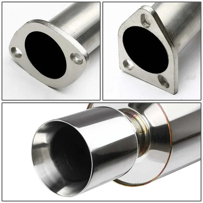 DNA Exhaust for Mitsubishi Eclipse (1995-1999) Catback with Single Wall or Double Rolled Wall - Image 4