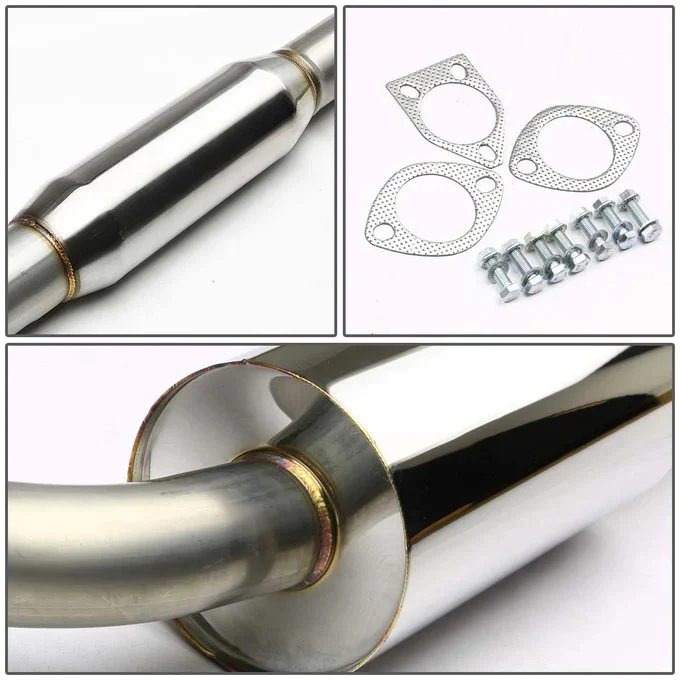 DNA Exhaust for Mitsubishi Eclipse (1995-1999) Catback with Single Wall or Double Rolled Wall - Image 5
