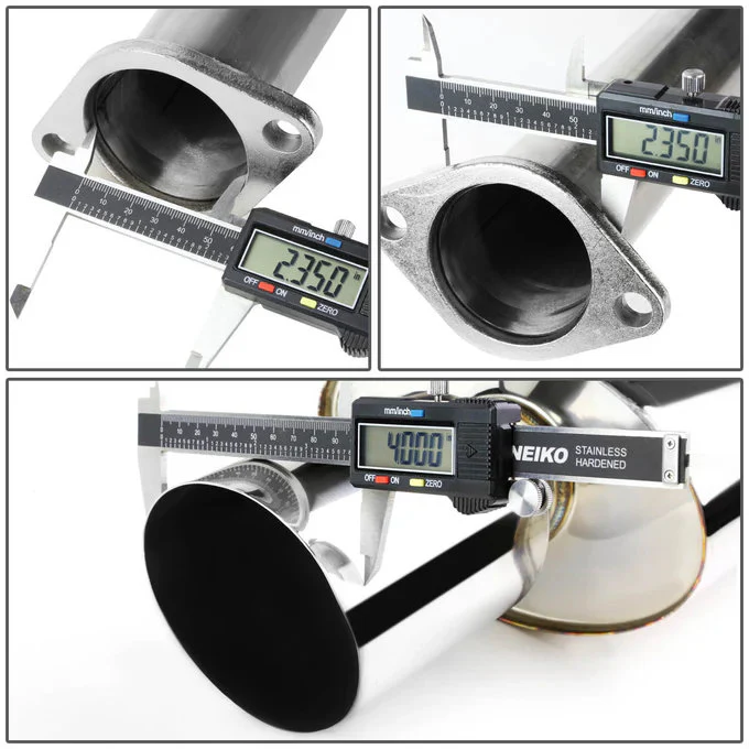 DNA Exhaust for Mitsubishi Eclipse 2.4L (2006-2009) Catback with Single Wall or Double Rolled Wall - Image 5
