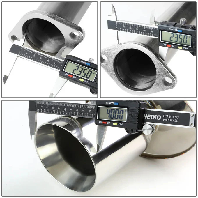 DNA Exhaust for Mitsubishi Eclipse 2.4L (2006-2009) Catback with Single Wall or Double Rolled Wall - Image 9