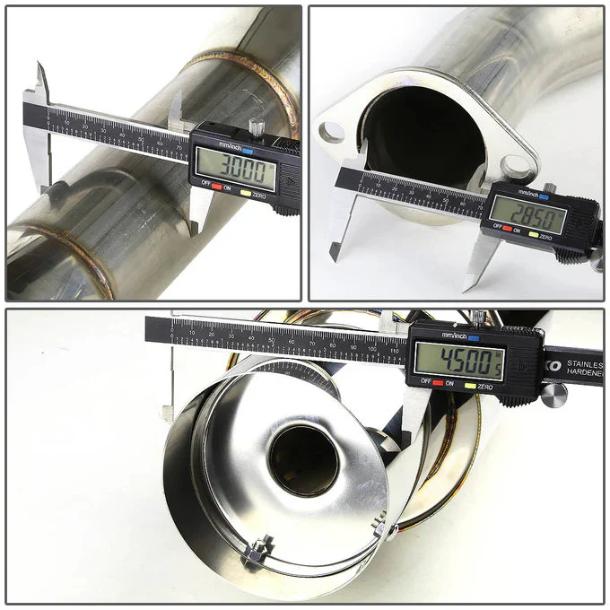 DNA Exhaust for Mitsubishi Eclipse GSX (1989-1994) Catback with 4.5" Single Wall Tip CBE-ME89GSX - Image 3