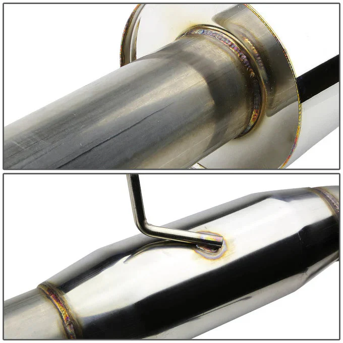 DNA Exhaust for Mitsubishi Eclipse GSX (1989-1994) Catback with 4.5" Single Wall Tip CBE-ME89GSX - Image 4