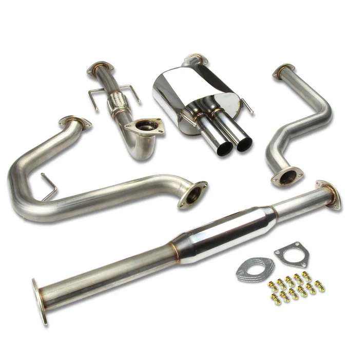 DNA Exhaust for Saab 9-3 2.0T (2003–2011) Catback w/ Dual Single Wall Tips CBE-SAAB9306