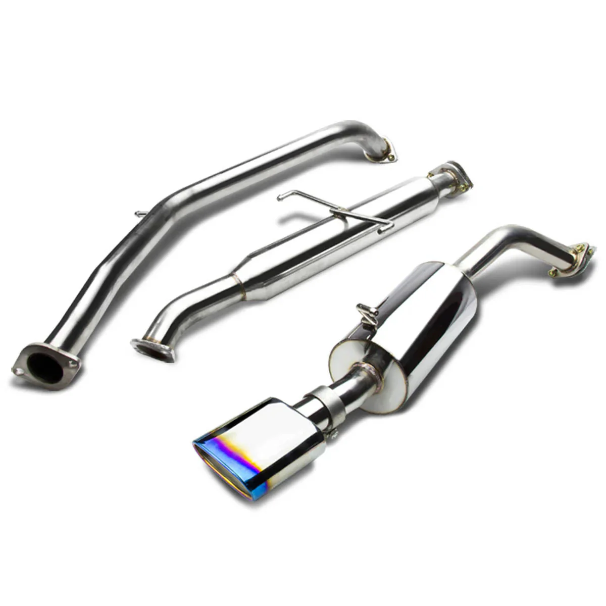 DNA Exhaust for Scion xB 2.4L (2008–2011) Catback with Single Oval Rolled Tip - Image 2