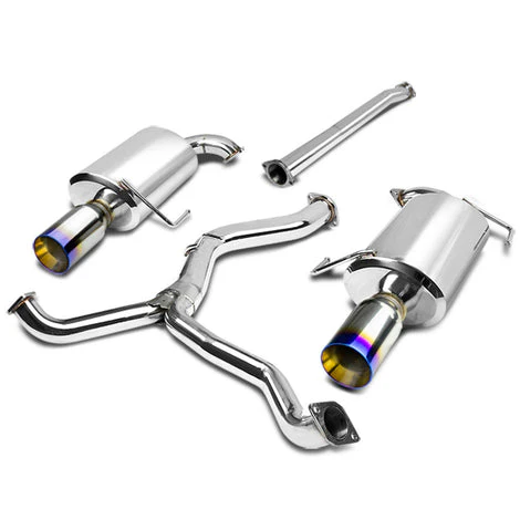 DNA Exhaust for Subaru Legacy 2.5L (2005-2009) Catback with Dual Double Wall Rolled - Image 2