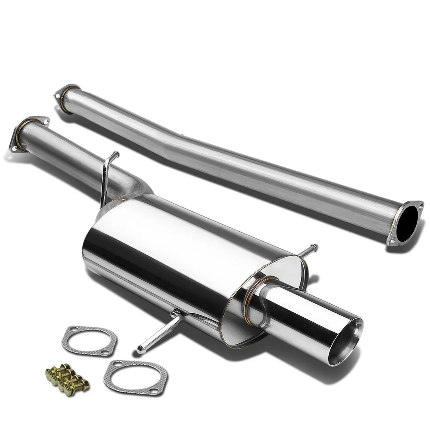 DNA Exhaust for Subaru WRX / WRX STI (2002-2007) Catback with 4" Single Wall Round Tips or EOM Style - Image 7