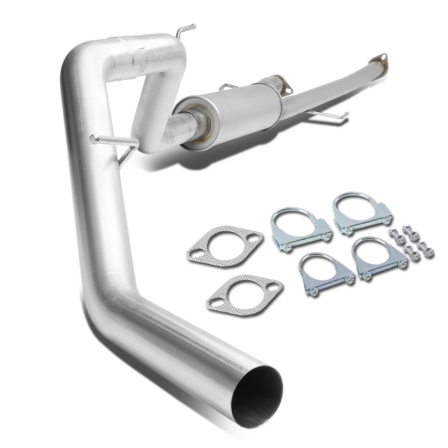 DNA Exhaust for Toyota Tundra 4.6L / 5.7L V8 (2009-2019) Catback with Louvered Core Muffler