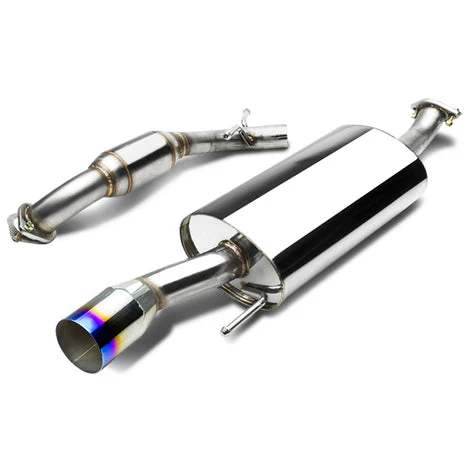 DNA Exhaust for VW Golf / GTI MK3 1.8L / 2.8L (1993-1999) Catback w/ Single Wall with Polished and Burnt Tip - Image 2