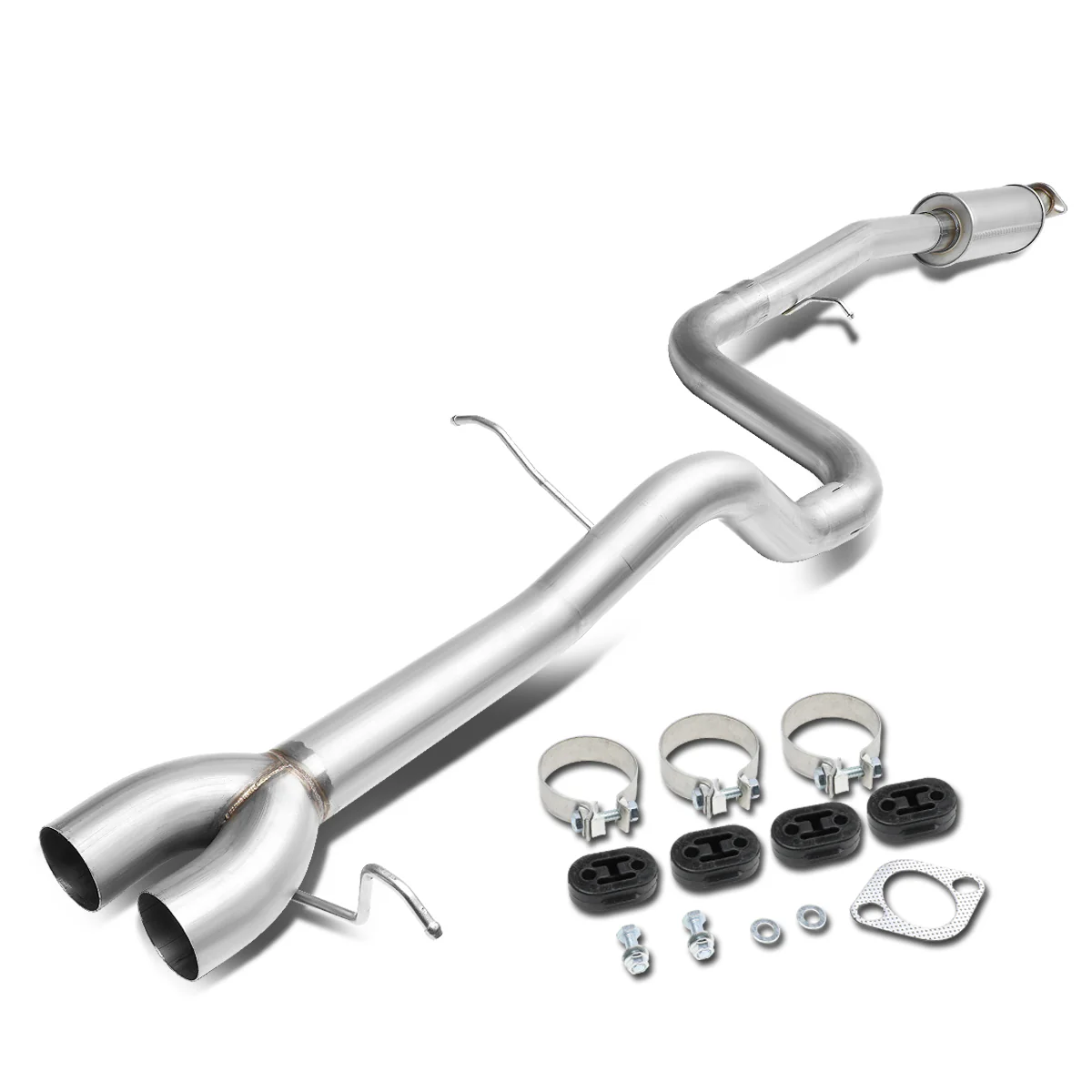 DNA Exhaust Ford Fiesta ST 1.6L (2014–2017) Catback w/o Muffler Tips - Image 3