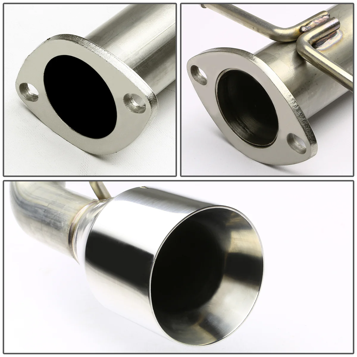 DNA Exhaust Ford Focus Hatchback 2.0L (2000-2004) Catback w/ Polished or Burnt Tip - Image 11