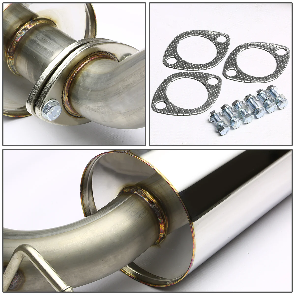 DNA Exhaust Ford Focus Hatchback 2.0L (2000-2004) Catback w/ Polished or Burnt Tip - Image 12