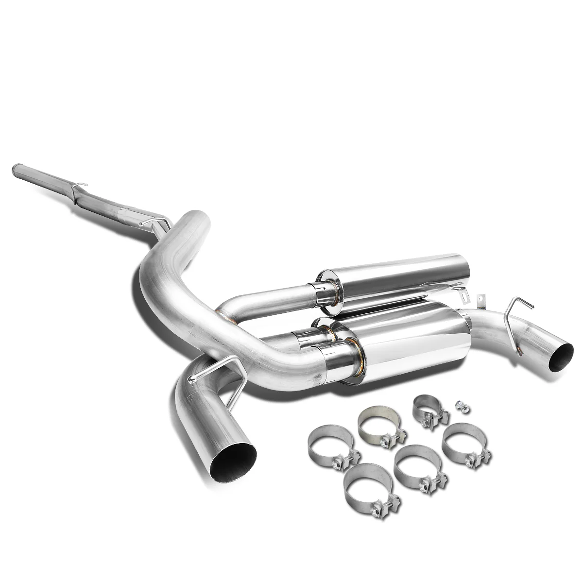DNA Exhaust Ford Focus RS 2.3L (2016-2018) Catback w/ or w/o Muffler Tips