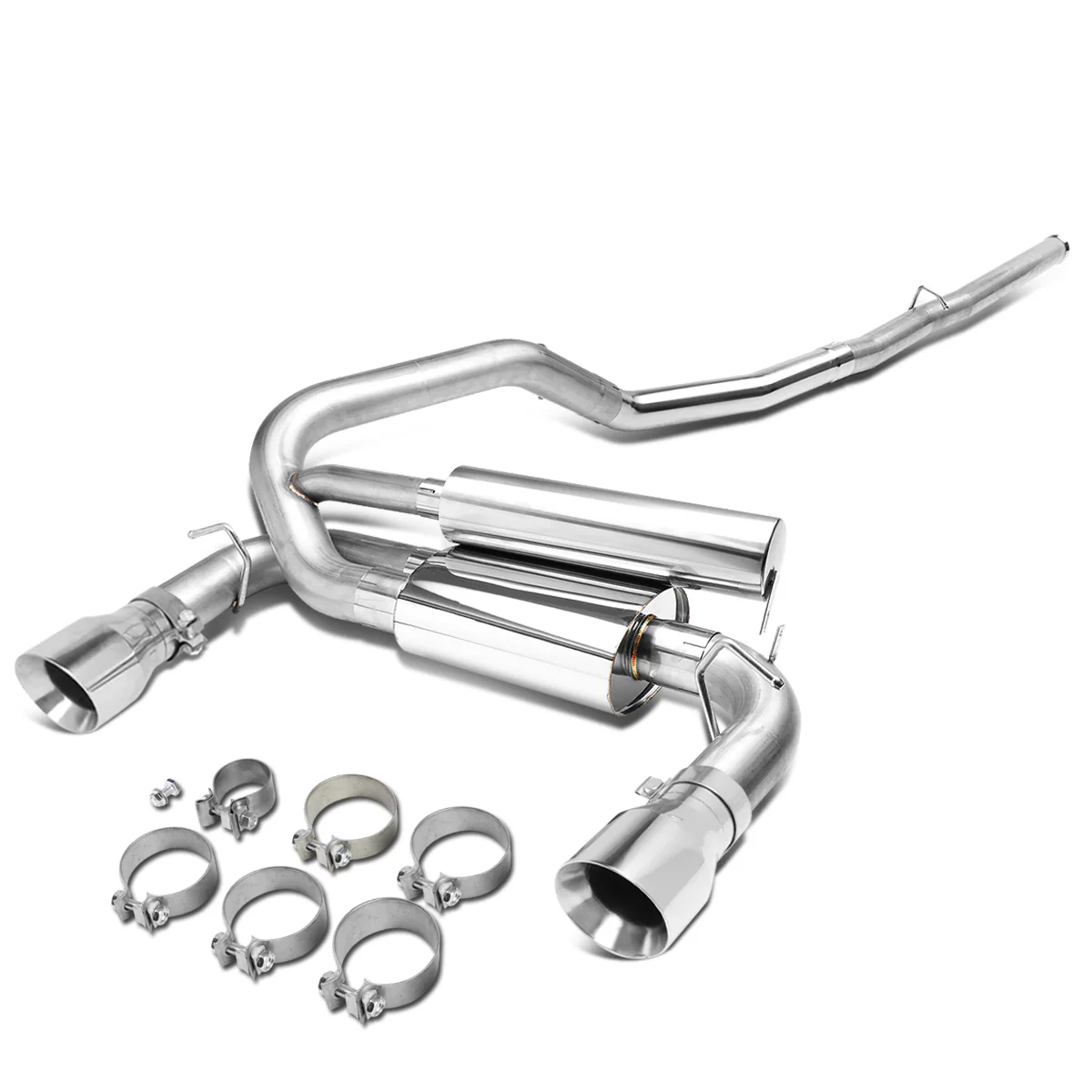 DNA Exhaust Ford Focus RS 2.3L (2016-2018) Catback w/ or w/o Muffler Tips - Image 8