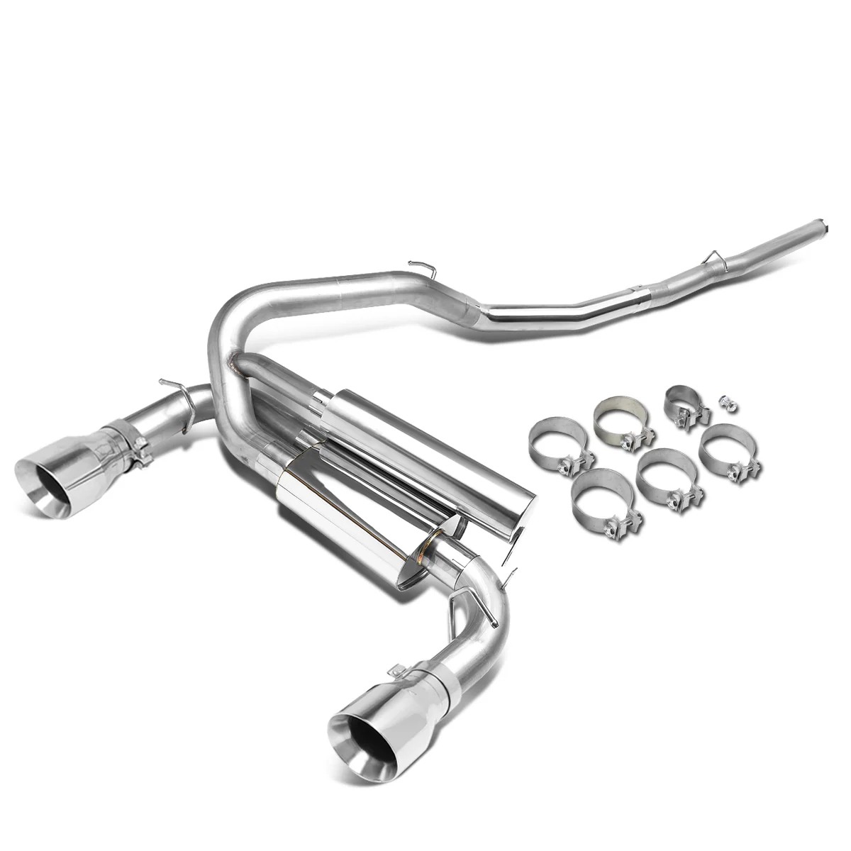 DNA Exhaust Ford Focus RS 2.3L (2016-2018) Catback w/ or w/o Muffler Tips - Image 9