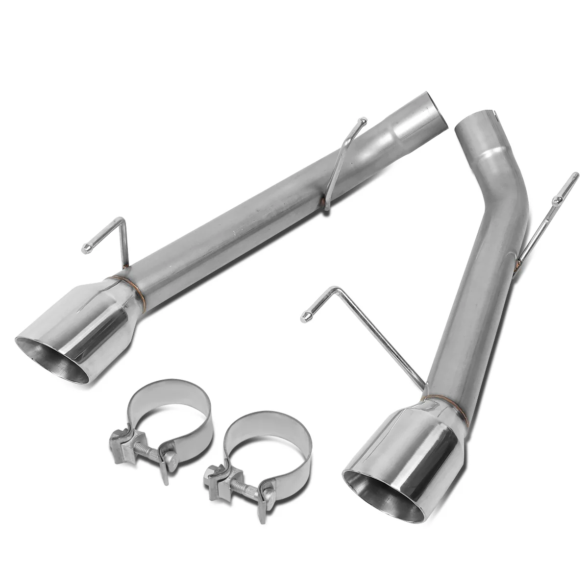DNA Exhaust Ford Mustang S197 4.6L (05-10) 5.4L V8 (07-10) Axleback w/ 4 in. Double Walled Round Diagonal Cut Tip - Image 3