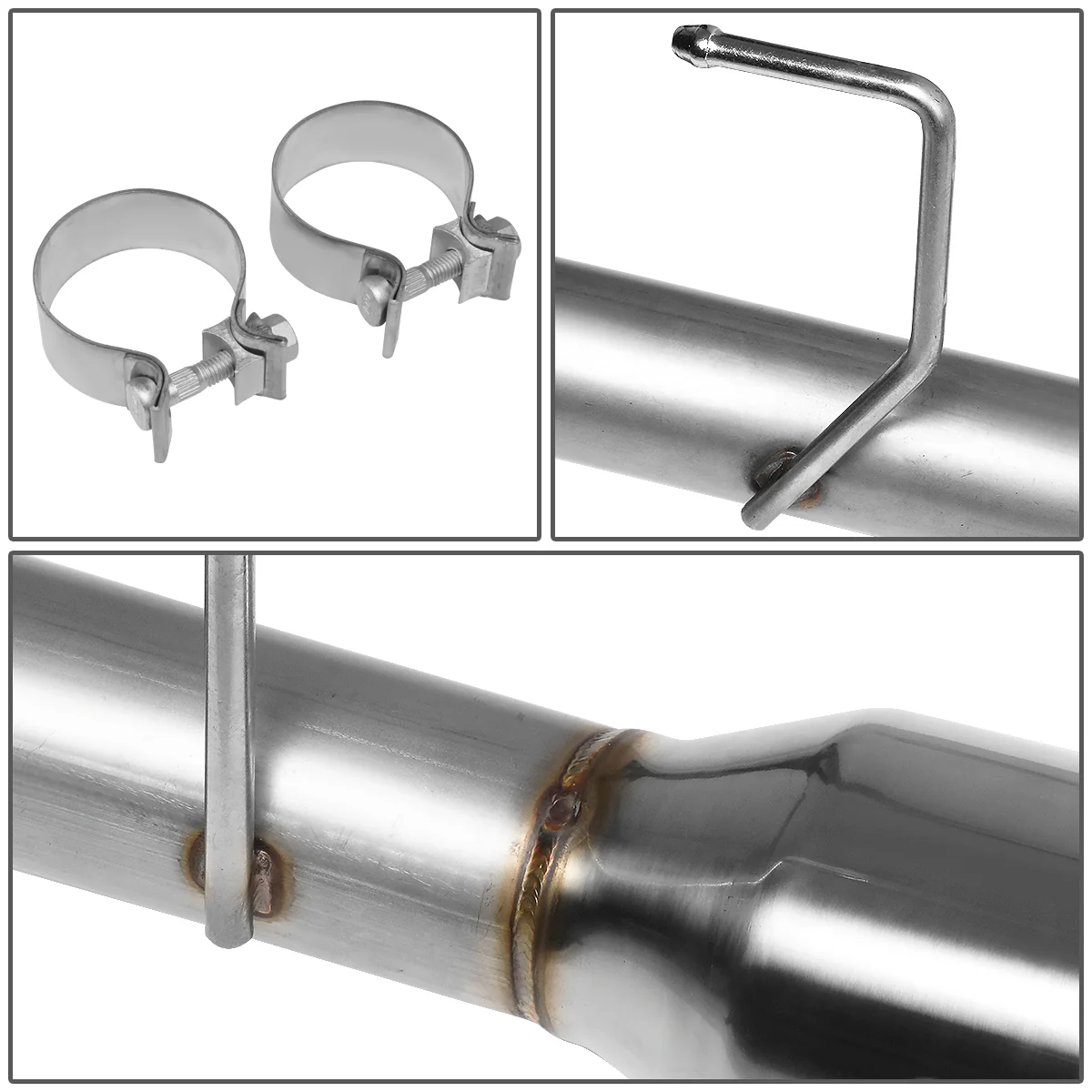 DNA Exhaust Ford Mustang S197 4.6L (05-10) 5.4L V8 (07-10) Axleback w/ 4 in. Double Walled Round Diagonal Cut Tip - Image 6