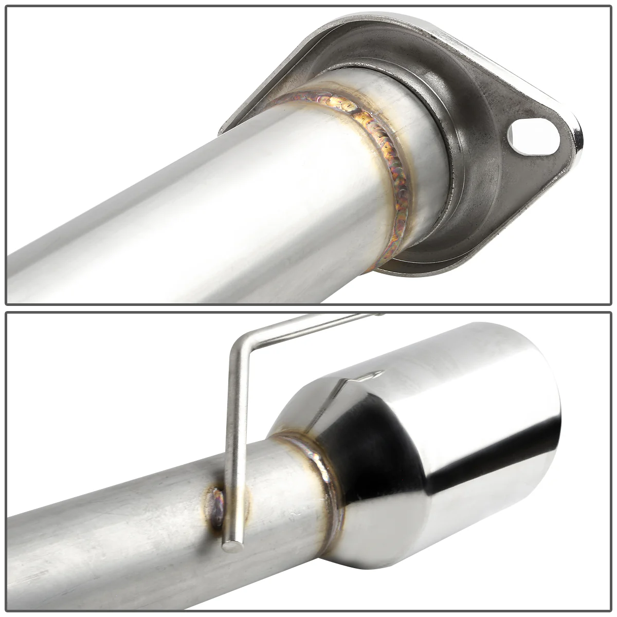DNA Exhaust Ford Mustang GT SN95 4.6L V8 (96-04) Catback w/ 4" Single Wall Round or Double Wall Rolled Tips - Image 12