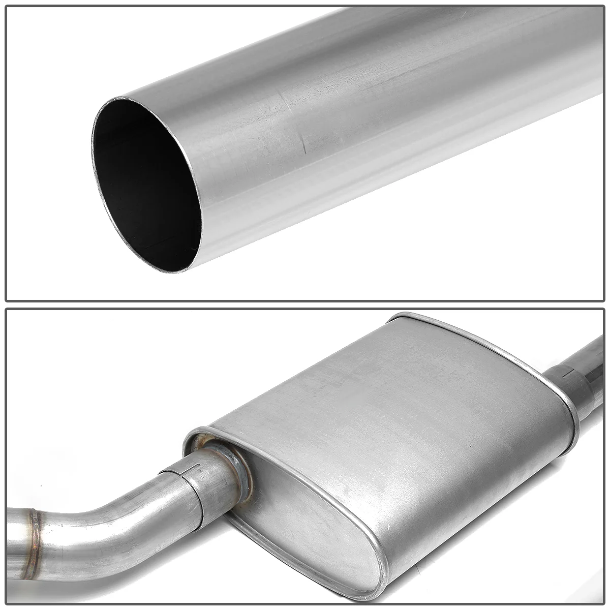 DNA Exhaust Ford Mustang GT SN95 4.6L V8 (96–98) Catback w/ Chambered Louvered Core Mufflers - Image 4
