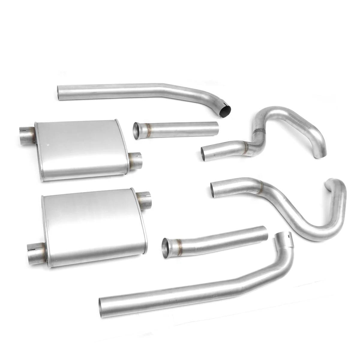 DNA Exhaust Ford Mustang GT SN95 4.6L V8 (96–98) Catback w/ Chambered Louvered Core Mufflers - Image 6