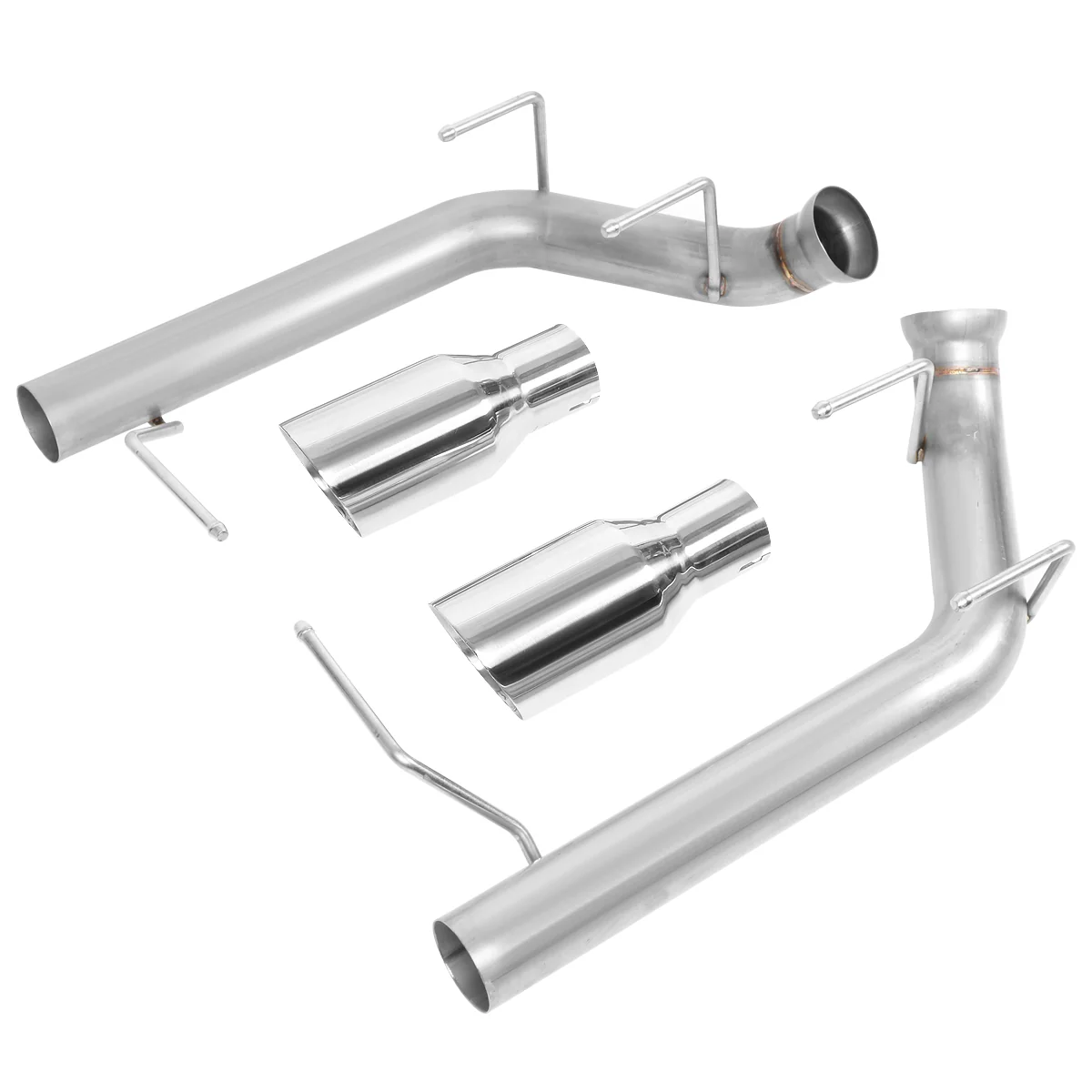 DNA Exhaust Ford Mustang S197 3.7L V6 / 5.0L V8 / 5.4L Supercharged V8 (11-14) Axleback w/ 4 in. Double Walled Round Diagonal Cut Tip - Image 14