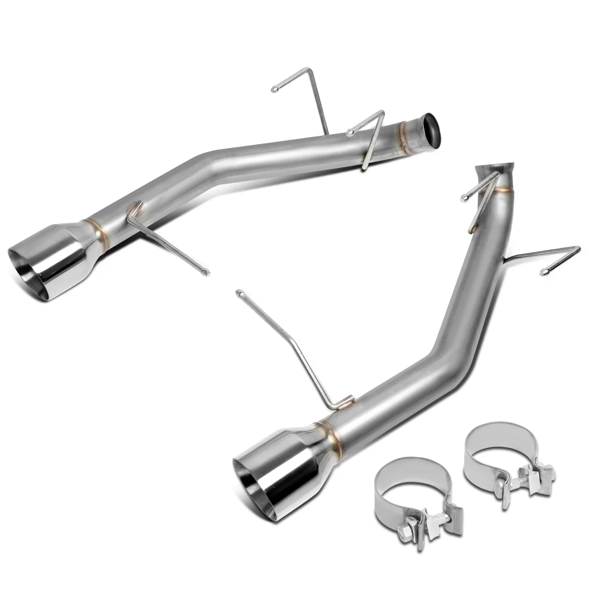 DNA Exhaust Ford Mustang S197 3.7L V6 / 5.0L V8 / 5.4L Supercharged V8 (11-14) Axleback w/ 4 in. Double Walled Round Diagonal Cut Tip - Image 3