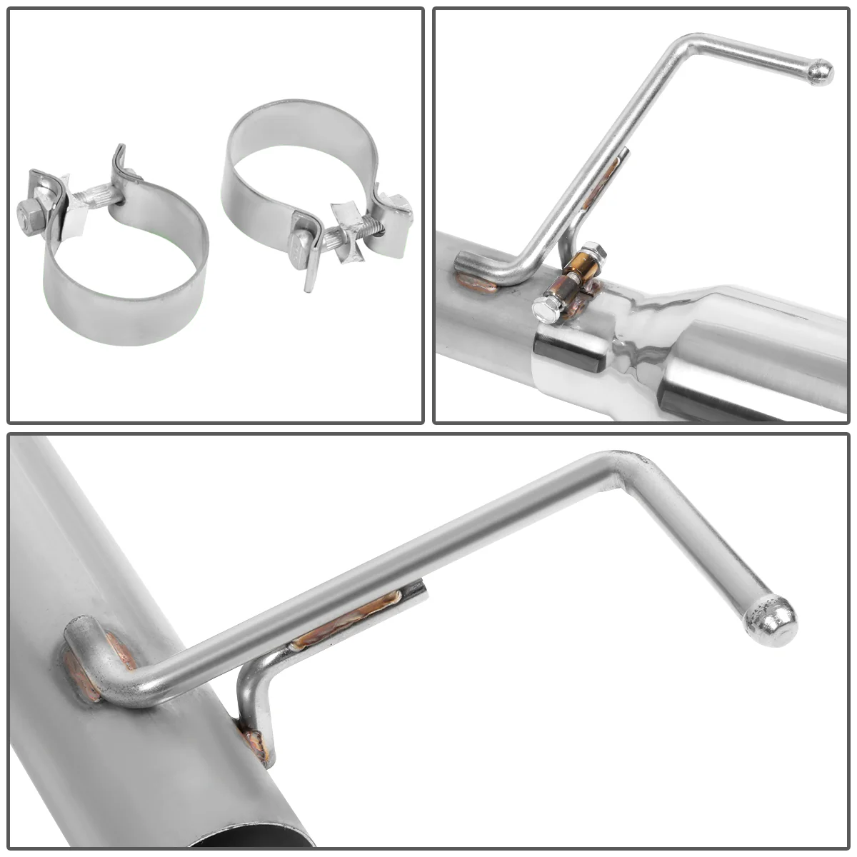 DNA Exhaust Ford Mustang S550 2.3L EcoBoost / 5.0L V8 (15-17) Axleback w/ 4 in. Double Walled Round Diagonal Cut Tip - Image 13